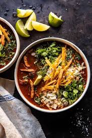 Cooking is meditative and appealing for many of us. Slow Cooker Chipotle Chicken Tortilla Soup With Salty Lime Chips Half Baked Harvest
