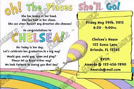 Check out zazzle's create your own invitation templates and select your options for size, shape and more. Novel Concept Designs Doctor Seuss Oh The Places You Ll Go Graduation Invitation