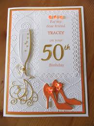 Cards for everyone is exactly that! 50th Birthday Using A Variety Of Dies Tarjetas Artesanales Tarjetas De Cumpleanos Invitaciones De Cumpleanos Hechas A Mano