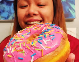 4.5 Inches Pink Frosted Donut Wall Decor, 3D Fake Food Art, Donut Prop, Pop  Art