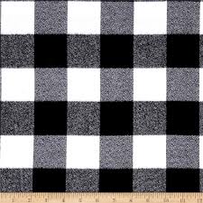 Black And White Buffalo Check Fabric Kaufman Mammoth Flannel Buffalo Check Large White Flannel Buffalo Check Large White Buffalo Plaid Fabric