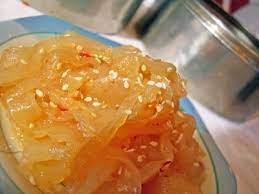 Deep End Dining All Those Jellyfish So Little Time Pb Jf Yummy Seafood Fish Salad Food