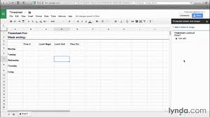 Using Google Sheets To Make Templates Productivity Lynda Com
