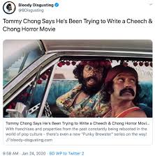 More buying choices $7.06 (22 used & new offers) starring: O Cannabiz Toronto 2021 Tommy Chong Has Been Writing A Cheech Chong Horror Movie But Will It Go Up In Smoke