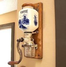 Antique Delft Coffee Mill Blue China Grinder Kaffee Wall Mount Holland Antique Coffee Grinder Coffee Grinder Vintage Coffee