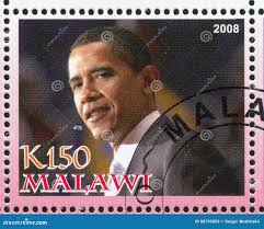 Stamp Barack Obama Stock Photos