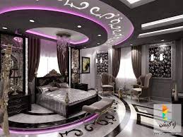 غرف نوم عرسان مودرن 2017 2018 Luxury Bedroom Design Ceiling Design Bedroom Purple Bedrooms