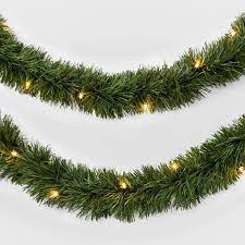 18ft Prelit Artificial Christmas Garland Clear Lights Wondershop Target Christmas Garland Artificial Garland Artificial Christmas Garland