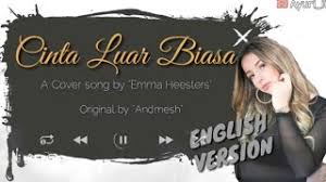 We did not find results for: Emma Heesters Cinta Luar Biasa Incredible Love English Cover Youtube