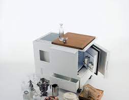 Joe Colombo Boffi Minikitchen Kitchen Tiny Kitchen Metal Table
