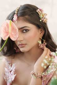 Buy Multi Color Pearls, Stones Anna Spring Sakura Jewellery Set by  Floristaa By Mahek Online at Aza Fashions.