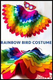 Regenbogen Vogelkostum Kinderkostum Kostum Mit Vogelmotiv Buntes Halloween Kostum Vogelfl Kinder Kostum Vogel Kostum Kostum Kleinkind