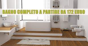 Immagini rivestimenti bagni moderni, scelta dei mobili, docce moderne da sogno, pavimentazioni per un bagno di design. Bagno Completo Economico Promo Sanitari Con Spedizioni Gratuite