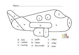 Tetapkannya ke arah yang betul dengan mengembangkan kemahiran awal dalam membaca, menulis, mengira dan matematik, dan warna pembelajaran. Lembaran Kerja Pendidikan Khas Mewarna Kenderaan Menggunakan Kod Abjad Dan Huruf Kitpramenulis