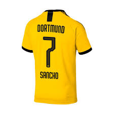 Borussia dortmund training camisetas de fútbol. Sancho Borussia Dortmund 19 20 Home Jersey