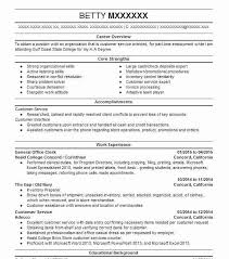 office clerk resume format