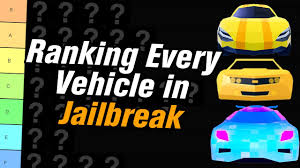 This is why this list was created. Reacting To Your Jailbreak Vehicle Tier Lists Part 1 Youtube