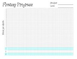 75 Bright Reading Fluency Chart Template