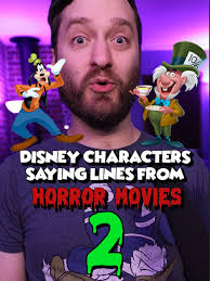What if Disney characters were in horror movies? Part 2 #impressions  #horror #Disney