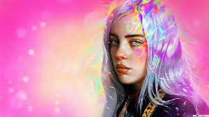 You can set it as lockscreen or wallpaper of windows 10 pc, android or iphone mobile or mac book background image Billie Eilish Art Hd Wallpaper Download