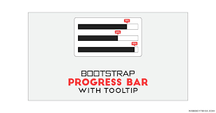 Want To Create An Animated Progress Check Out This Bootstrap Tooltip Progress Bar Animation Percentage Values In Progress Bar Web Development Design Progress