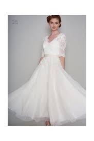 Style your maids in gorgeous floor length bridesmaid dresses from azazie. Trudy Lb162 By Loulou Bridal Calf Ankle Tea Vintage 1950s Bridal Gown