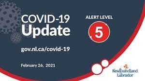 So what are the five different levels and. N L Covid 19 Caseload Takes A Nosedive As Regions Outside Avalon Move To Alert Level 4 Cbc News