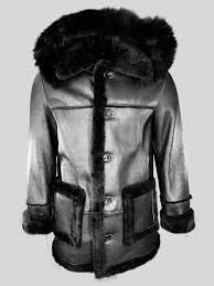 Men S Marlboro Shearling Coat Leather Jacket Men Style Shearling Coat Leather Shirt