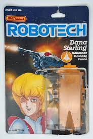 1985 Matchbox Robotech DANA STERLING Action Figure Cardpack Packaging | eBay