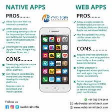 Native Apps And Web Apps In 2020 Mobile App Development Companies Android App Development App Development Companies