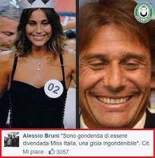 We use cookies to improve your experience using this site. Captain On Twitter Antonio Conte Is The New Miss Italia Rachele Risaliti Is Antonio Conte S Look Alike