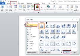 Cara Membuat Diagram Batang Di Microsoft Word Excel Sinau Komputer