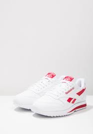 Chaussures Reebok Classic Cl Leather Ripple Low Bp Baskets Basses White Excellent Red Blanc 89 95 Chez Zalando Au 12 02 Reebok Classic Sneakers Leather
