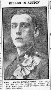 Spearpoint, James: Service no. 53737