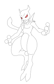 Mewtwo coloring page from generation i pokemon category. Mewtwo Drawing At Paintingvalley Com Explore Collection Of Mewtwo Drawing