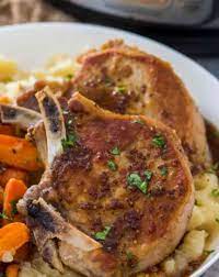 Place frozen contents onto trivet. Instant Pot Pork Chops In Apple Cider Recipe Video Sweet And Savory Meals