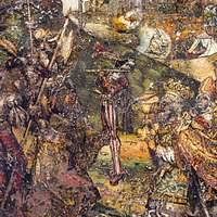 The painting's origins are unknown. Abraham And Melchizedek Picryl Public Domain Search