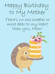 She's usually one of the most important people in your life so make sure you acknowledge her birthday when it comes around and use one of these birthday messages for mom. There S No One Sweeter Happy Birthday Card For Mother Birthday Greeting Cards By Davia Birthday Wishes For Mother Happy Birthday Mother Birthday Message For Mother