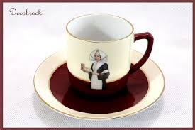 Rare Tasse A Chocolat Vintage Publicitaire Cacao Droste Etsy Haarlem Tea Cups Vintage