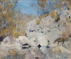 In A Corner On The Macintyre Thunderbolt In An Encounter With Police At Paradise Creek Tom Roberts In 2020 Australian Painting Painting Art