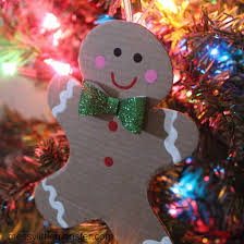 Run, run as fast as you can! Cardboard Gingerbread Man Craft Template Included Messy Little Monster