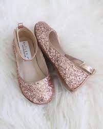 Price new best sellers most viewed. Girls Rose Gold Shoes For Kids Ballet Flats Maryjane And Heels Flower Girl Shoes Rose Gold Shoes Little Girl Shoes