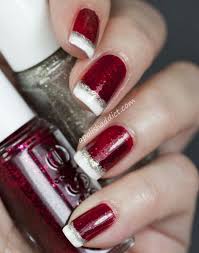 Red White And Silver Nails Holiday Nail Art Holiday Nails Fashion Nails The touch of gold makes it feel extra festive.