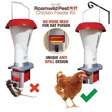 The pestoff feeder will save you money as only the songbirds feed. Roamwild Pestoff Rat Proof Chicken Feeder Kit Rat Proof Large Bird Proof Poultry Feeder Weather Proof 4lts Animal Shop