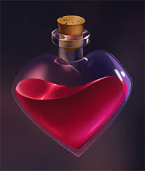 Love Potion Game Art Magic Bottles Perfume Bottles Game Art