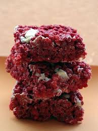 Red Velvet Rice Krispie Treats Recipe Krispie Treats Recipe Rice Krispy Treats Recipe Rice Krispie Treats