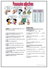 Possessive Adjectives Worksheet Free Esl Printable Worksheets Made By Teachers Possessive Adjectives Adjectives Possessives