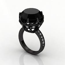 15 83 Ct Black Diamond Engagement Ring 14k Black By Dolicadiamonds 2633 33 Black Diamond Ring Engagement 14k Engagement Ring Black Diamond Engagement