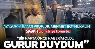 86 yıl sonra camiye dönüşen ayasofya'da. Ayasofya Bas Imami Boynukalin Sabah Com Tr Ye Konustu Diyanet Isleri Baskani Aradi Gurur Duydum Son Dakika Haberler