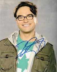 Johnny Galecki Autograph Hancock the Big Bang Theory 2 Autograph